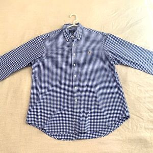 Polo Ralph Lauren Blue Gingham Button-Down Shirt